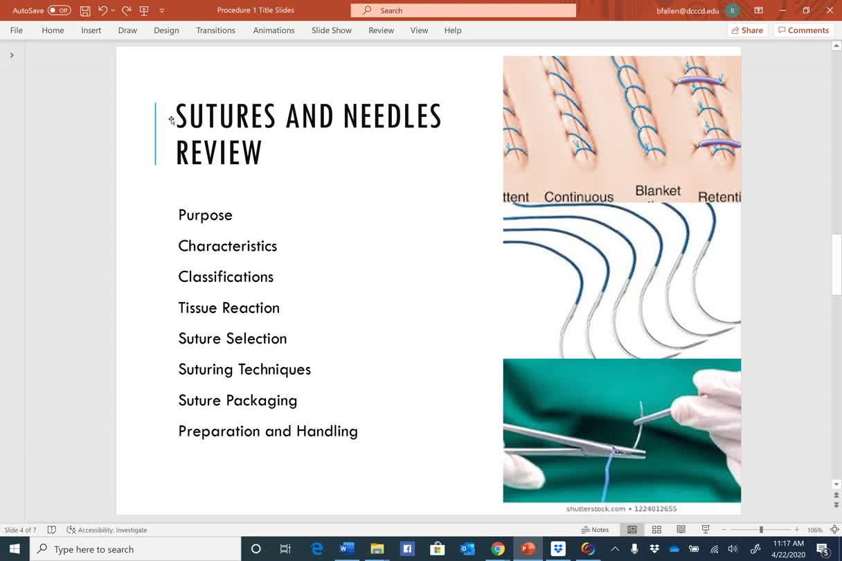 Sutures and Needles Review | Lumina Media Player