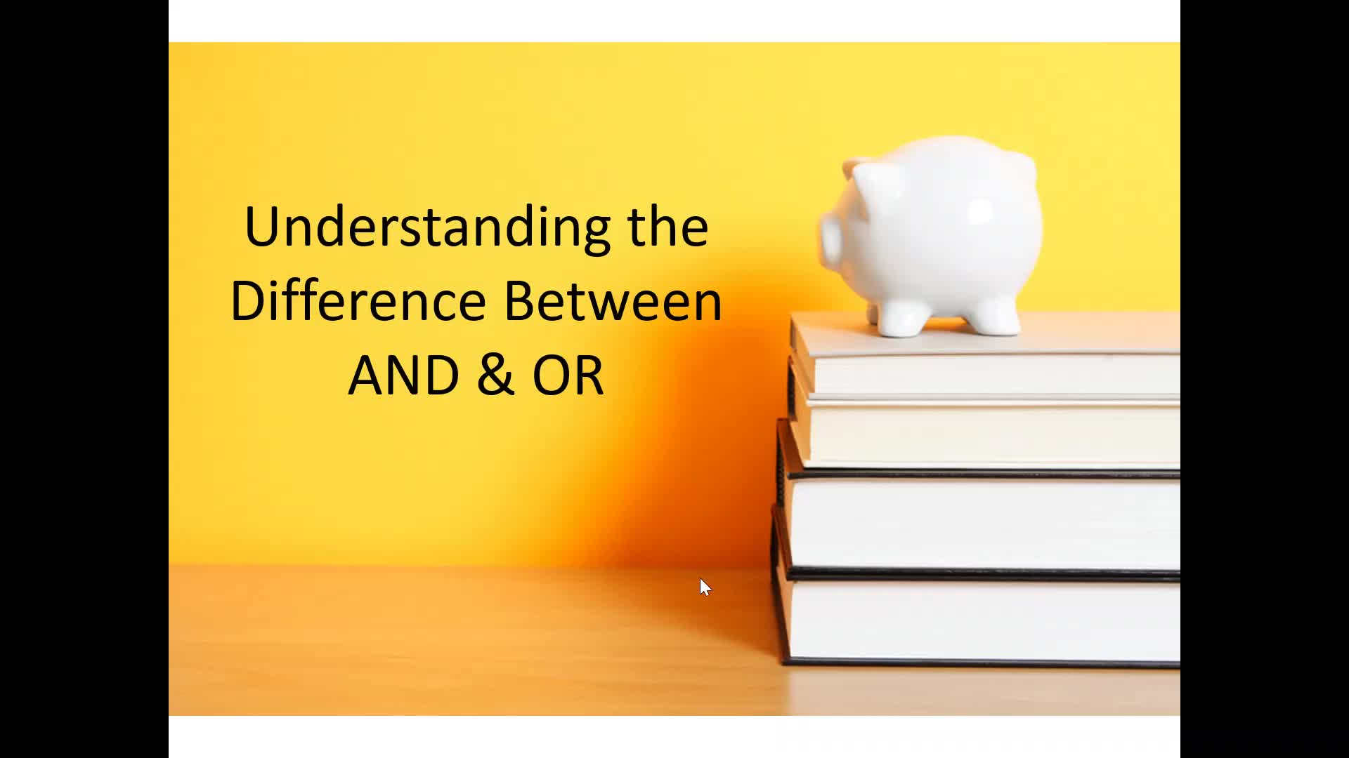Understanding the Difference Between AND and OR | Lumina Media Player